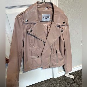 Guess Faux Leather Jacket - Medium